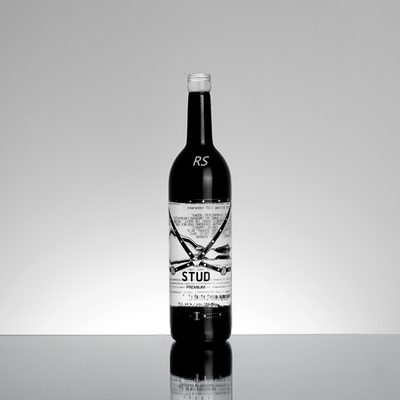 Material de vidro Super Flint 700ml 750ml 1 Litro de garrafa de vidro de vodka com padrão CE