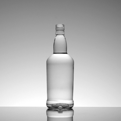 Material de vidro Super Flint 500ml 700ml 750ml Garrafa de licor limpo de rum vazio para bebida