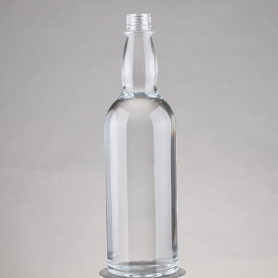 Material de vidro Super Flint 500ml 700ml 750ml Garrafa de licor limpo de rum vazio para bebida