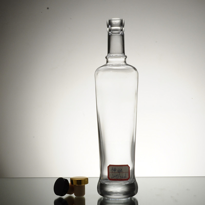 Material de vidro Super Flint 500ml 700ml 750ml Garrafa de licor limpo de rum vazio para bebida