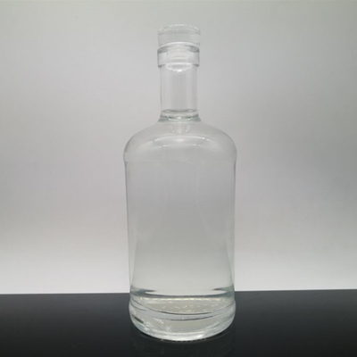 375 ml 200 ml 100 ml Garrafa de vidro Gin Uísque Vinho Vodka Espiritos Garrafa de vidro com cortiça