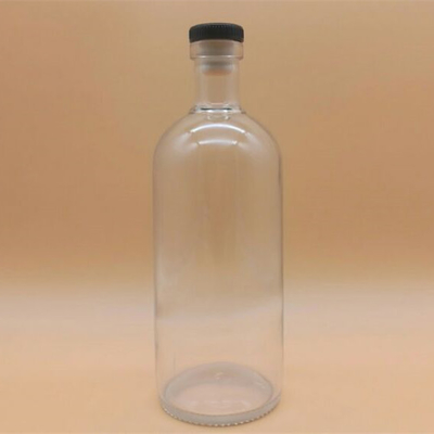 Material de vidro Super Flint 750 ml Garrafa de vidro com tampa de parafuso para fabricação de bebidas alcoólicas