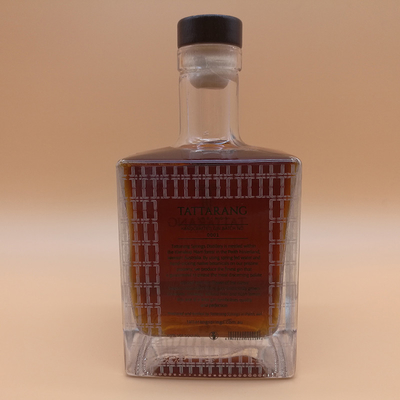 750 ml garrafas de álcool Super Flint vazias e claras com peso/altura personalizados