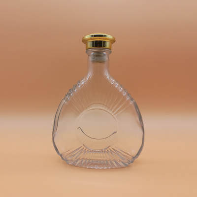 750 ml garrafas de álcool Super Flint vazias e claras com peso/altura personalizados