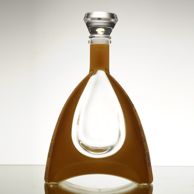 Quadrado Design personalizado em forma de animal 500ml 750ml garrafa de vidro para Brandy Whiskey Vodka