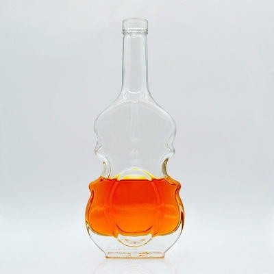 Quadrado Design personalizado em forma de animal 500ml 750ml garrafa de vidro para Brandy Whiskey Vodka