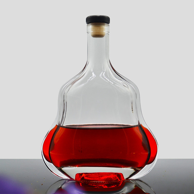Quadrado Design personalizado em forma de animal 500ml 750ml garrafa de vidro para Brandy Whiskey Vodka
