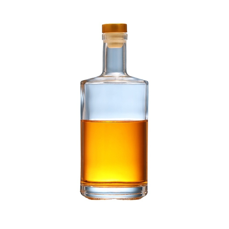 50 ml 100 ml 200 ml 500 ml 750 ml Garrafa de vidro Baijiu de luxo Garrafa de whisky Gin para bebida