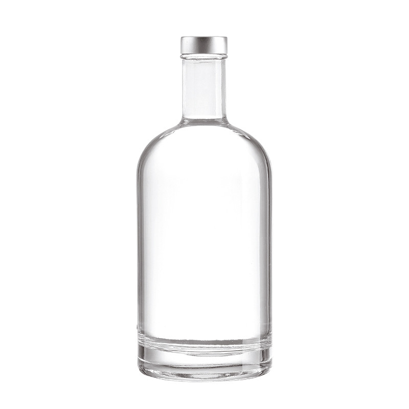 Garrafa de cortiça redonda personalizada para Tequila Licor Whiskey 1L 750ml 700ml 500ml 34oz Capacidade