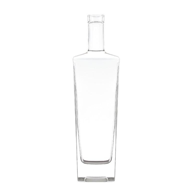 500 ml 700 ml 750 ml Whisky de cortiça Liquor branco Salsa de água Frutas Vodka em relevo Garrafa para rum
