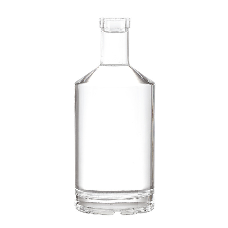 500ml 700ml 750ml garrafa de vidro personalizada para licor uísque rum gin design seu próprio