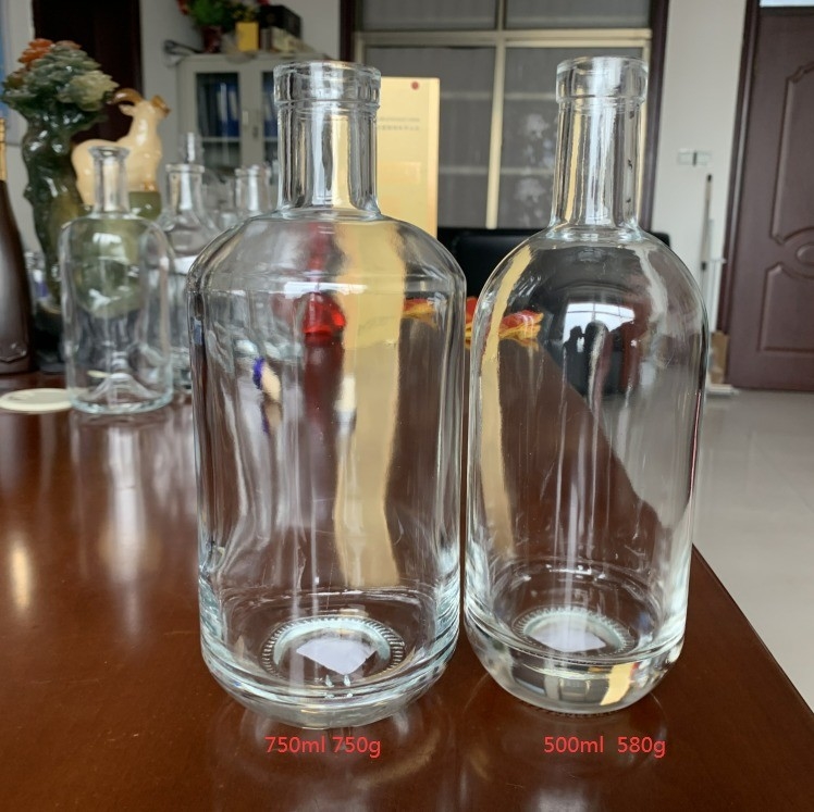Whisky Vazio Álcool Espiritoso Vinho Gin Vidro Vodka Garrafa 500ml 700ml 750ml com Condições CIF