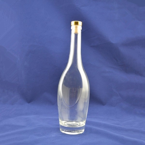Garrafa de tequila personalizada com material de vidro transparente e tempo de entrega rápido 20-30 dias