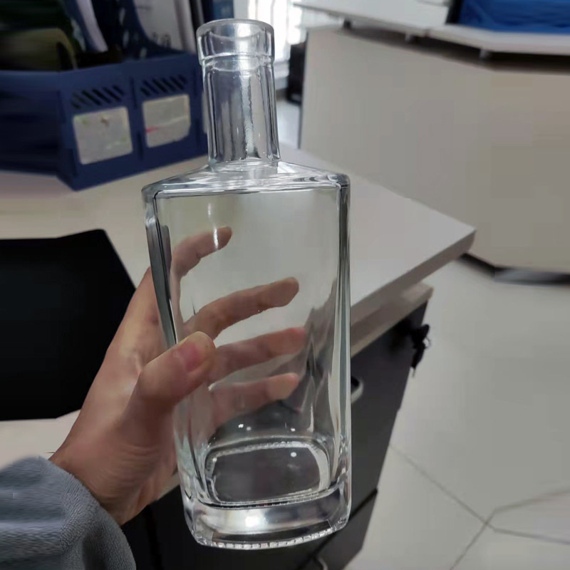 700 ml 1L garrafa de licor whisky embalagem de álcool garrafa para embalagem de água mineral