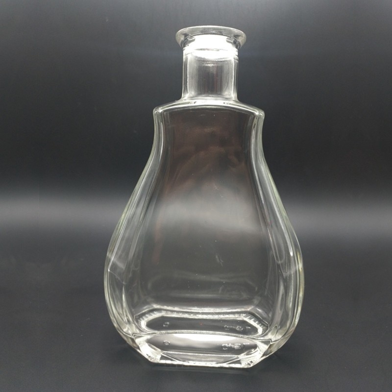 Fabricantes de garrafas de vidro de brandy Super Flint com tipo de vedação de cortiça e termo FOB