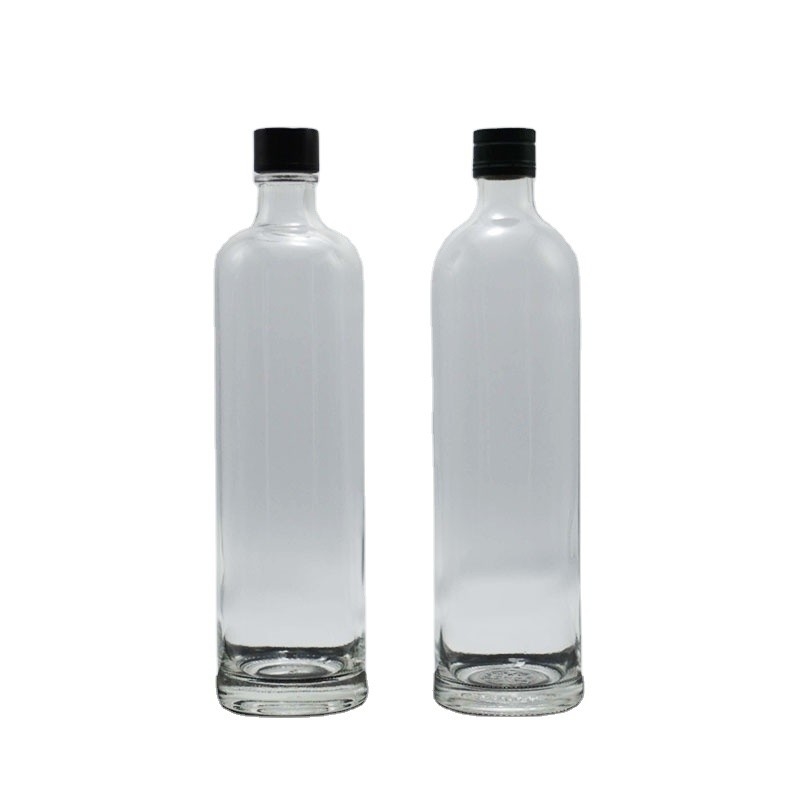 FOB Termos Super Flint Garrafa de Água de Vidro com rolha e superfície decal 750ml 1000ml