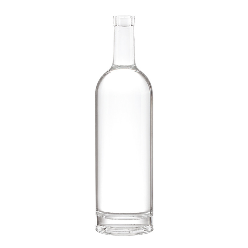 Estampagem a quente 2 litros garrafa de vidro para forma personalizada sumo bebida espirituosa álcool vodka gin vinho azul