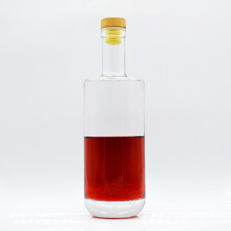700 ml frasco quadrado 250 ml gin vodka bebida de licor garrafa de vidro de Yuncheng Ruisheng