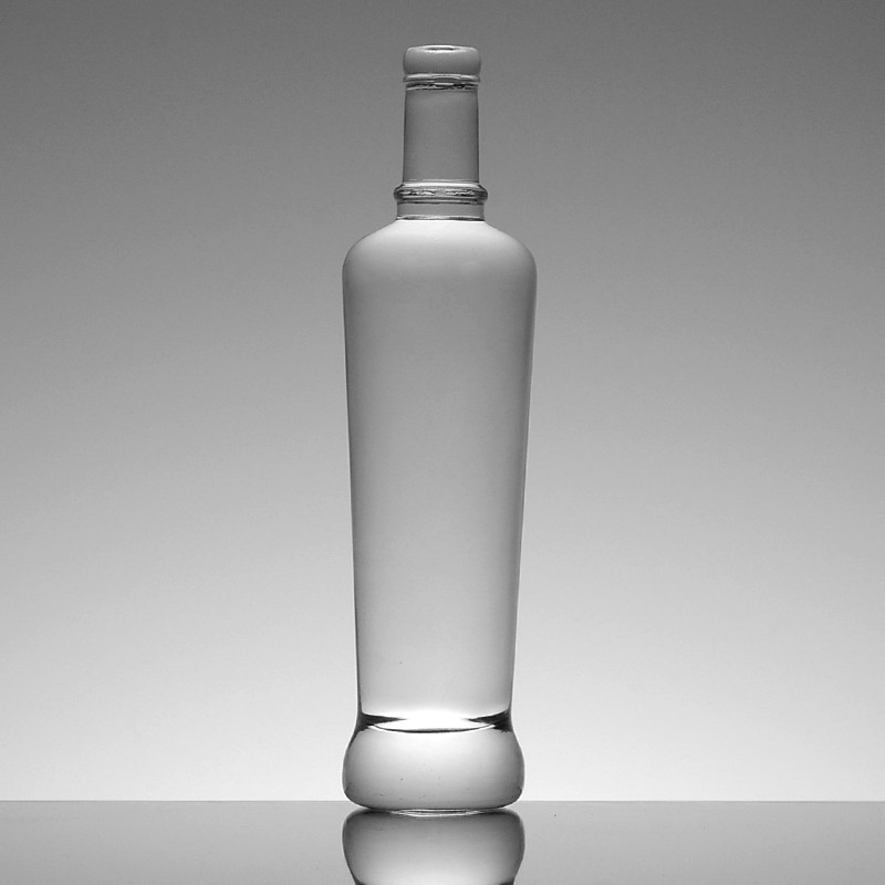 Garrafa de suco de vidro de cristal personalizada da Itália com tipo de vedação de cortiça