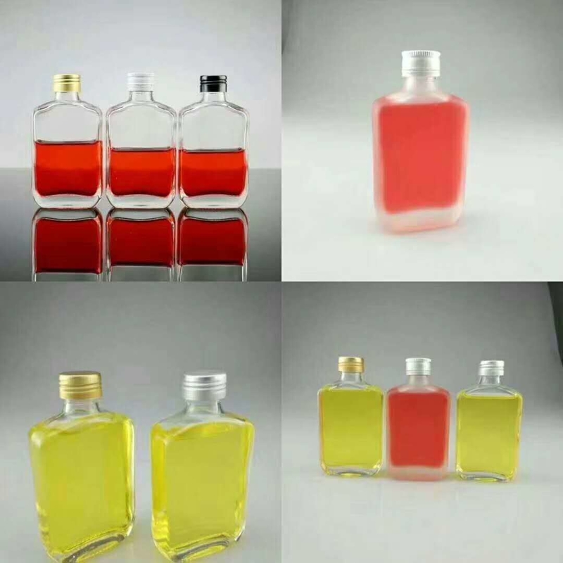 Fabricado sob medida 50ml 100ml Spray Glass Dropper Bottle para perfume recarregável OEM aceito
