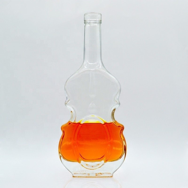 Botella de vidro personalizada de 750 ml/500 ml para bebidas alcoólicas Embalagem Tipo de vedação de tampa desligada