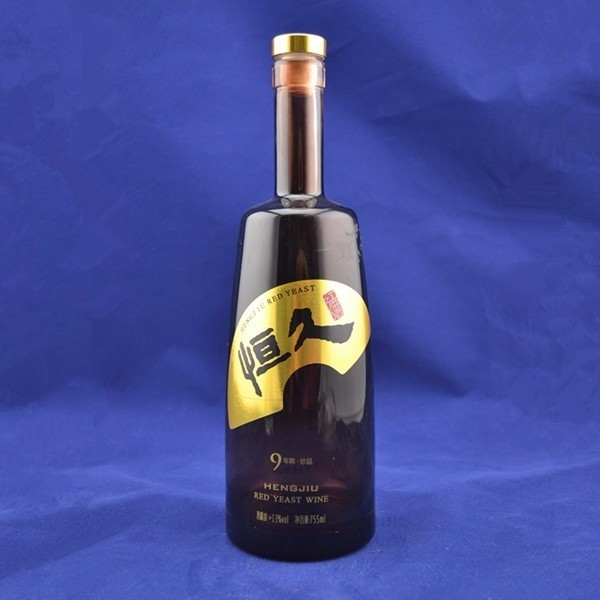 Gravação/Frost/Decal/Flasca de vidro 750 ml/1000 ml para Vodka Whisky Brandy Rum Gin