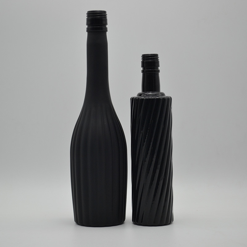 375ml 750ml Customizado frito garrafa de vinho de vidro com pagamento T / T e mais características