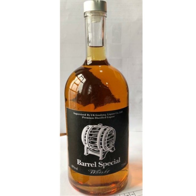 Fechaduras de garrafas com tampa de parafuso 700ml Whiskey Garrafas de vidro vazias claras para vinho OEM/ODM Bem-vindo